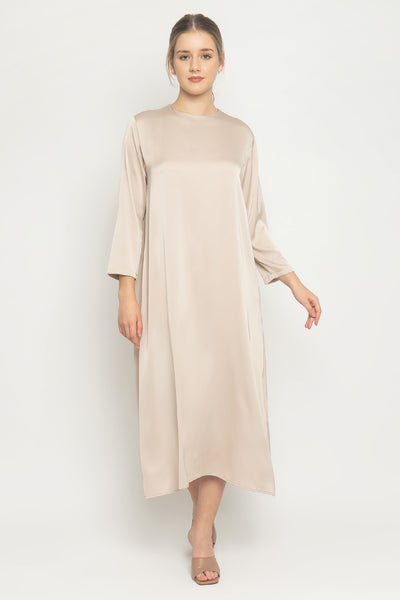 Dresshaus Obi Dress Chandra Longsleeve Inner In Nude By Aluna