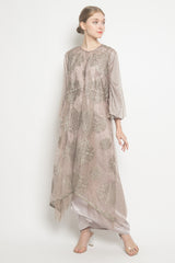 Alaia Dress in Olive Green and Brown