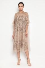 Malika Dress in Nude