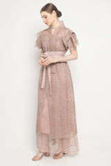 Naoki Obi Dress in Light Rose