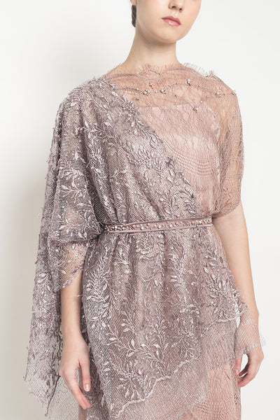 Ghania Dress in Dusty Pink