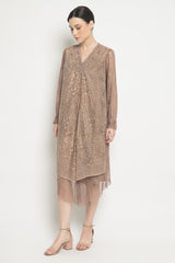 Zanna Dress in Bronze