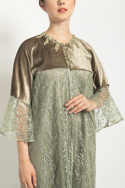 Meera Dress in Sage Green