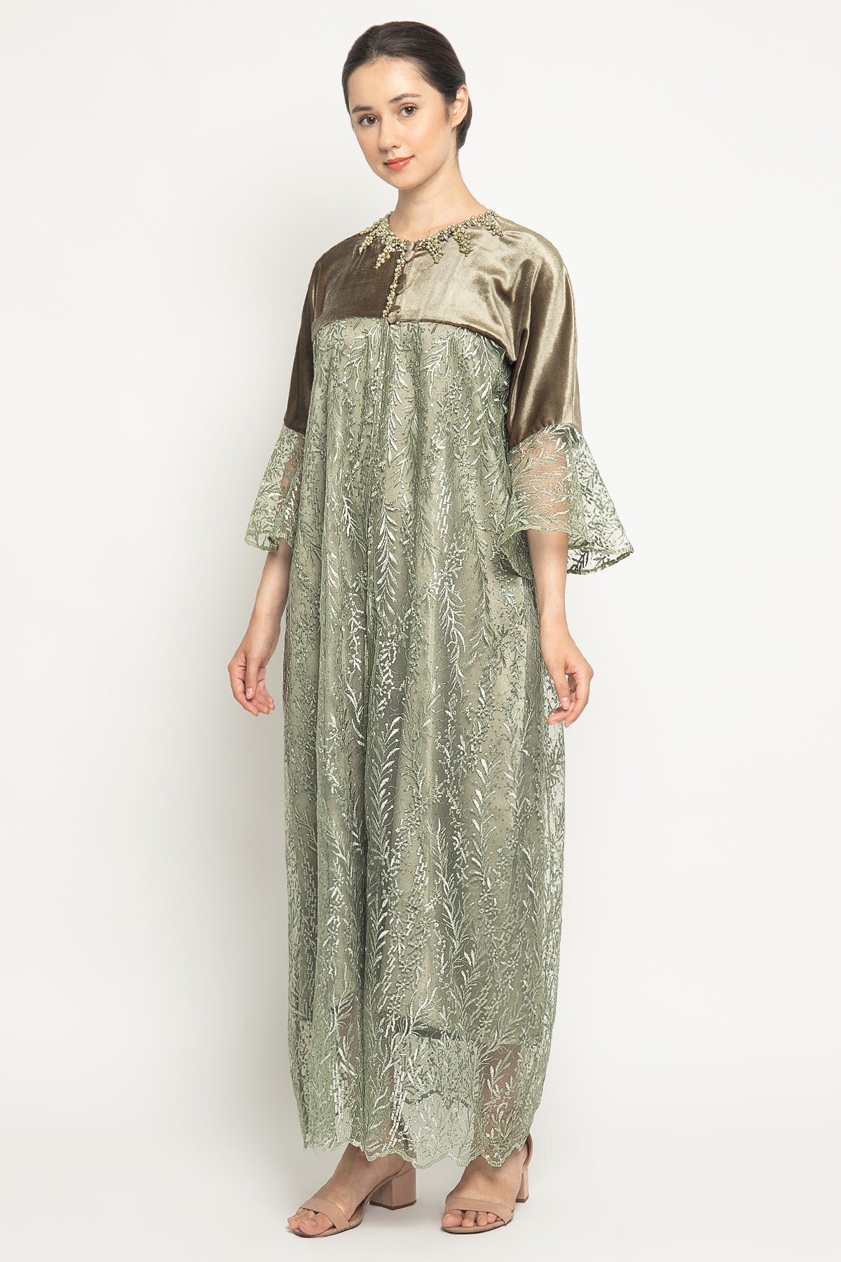 Meera Dress in Sage Green