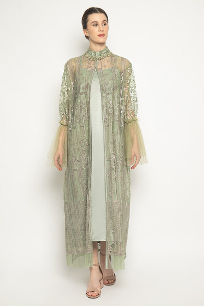 Safira Dress in Sage Green