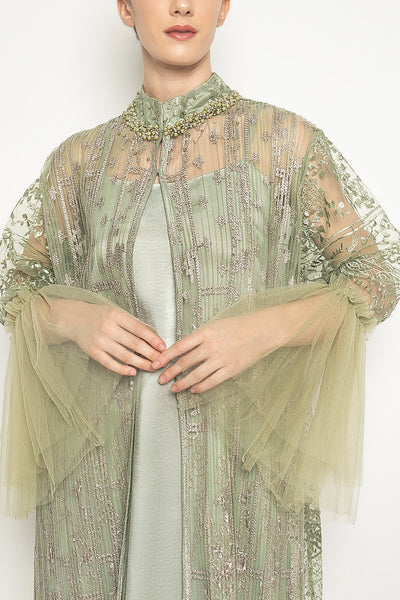 Safira Dress in Sage Green