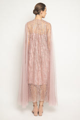 Zeba Dress in Natural Pink