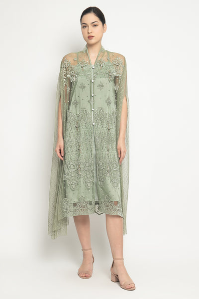 Zaina Dress in Sage Green
