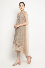 Zaina Dress in Golden Nude