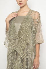 Cyra Outer Dress in Sage Green