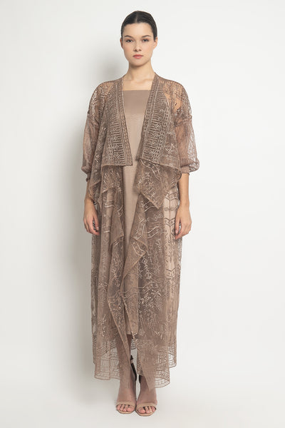 Cyra Outer Dress in Mocca Brown