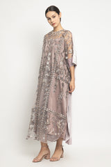 Alina Velvet Dress in Rose Lilac