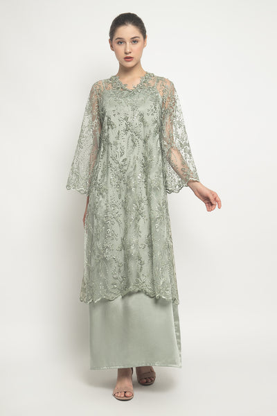 Aprili Dress in Soft Green