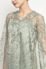 Aprili Dress in Soft Green