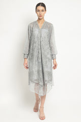 Anaki Dress in Blue Grey