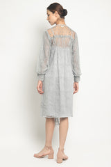 Anaki Dress in Blue Grey