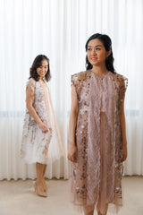 Teduh Dress Set in Rosegold