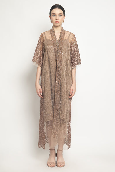 Tami Dress in Mocca Brown