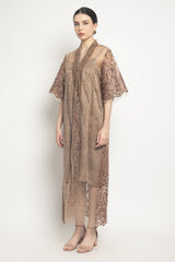 Tami Dress in Mocca Brown