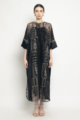 New Alina Velvet Dress in Black