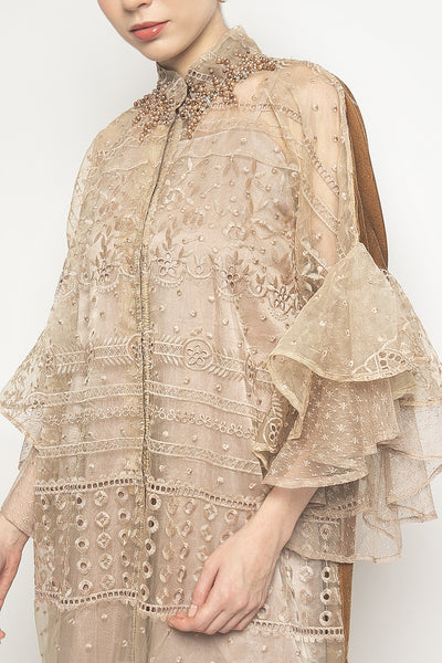 Kanaya Dress in Golden Nude