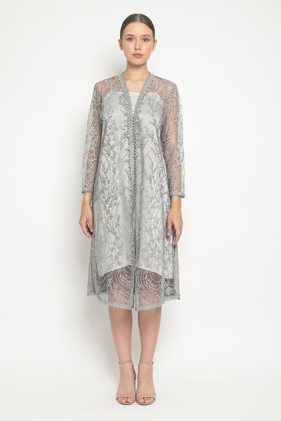 Anjani Dress in Blue Grey