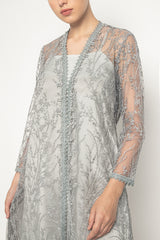 Anjani Dress in Blue Grey