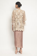 Gantari Kebaya Set in Nude