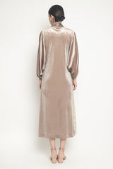 Jelita Dress in Nude Khaki