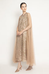 New Zeba Dress in Golden Nude