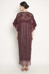 Zia Dress in Burgundy