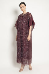 Zia Dress in Burgundy