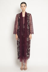 Zyla Dress in Burgundy