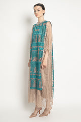 Thara Dress in Blue Nude