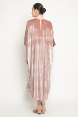 Alina Velvet Dress in Pink