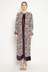 Jaleela Dress in Maroon Burgundy