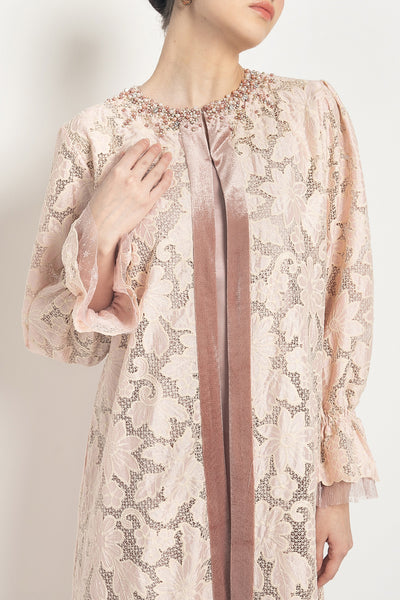 Jaleela Dress in Blush Pink