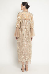 Ayra Dress in Golden Nude