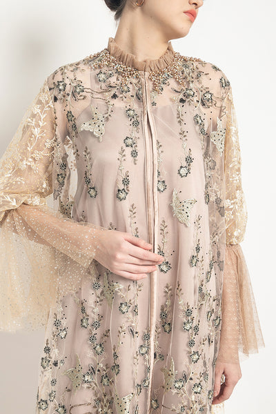 Ayra Dress in Golden Nude