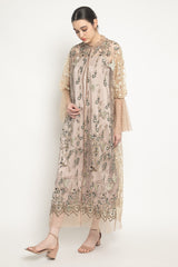 Ayra Dress in Golden Nude