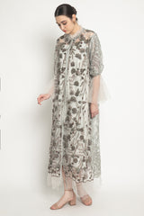 Ayra Dress in Silver Green