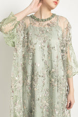 Shanum Dress in Sage Green