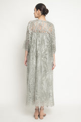 Shanum Dress in Silver Grey