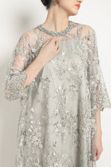 Shanum Dress in Silver Grey