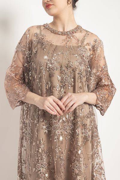 Shanum Dress in Bronze