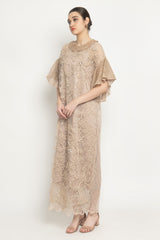 Zia Dress in Nude