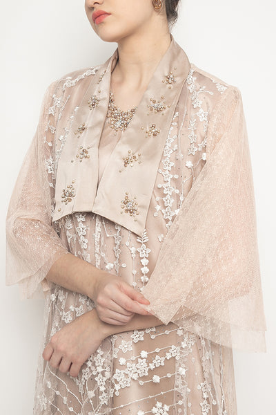 Judith Dress in White Nude