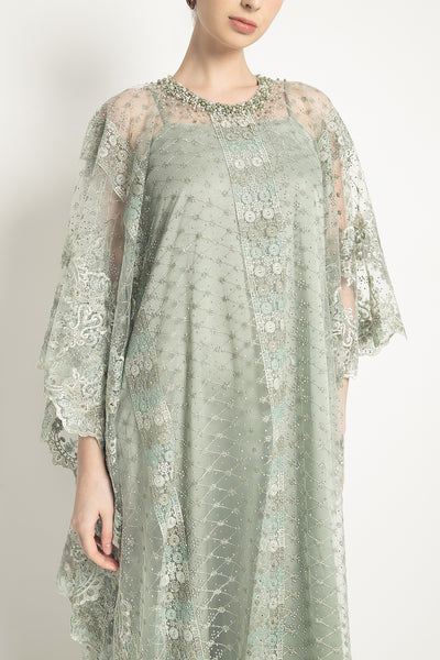 Saira Dress in Soft Green