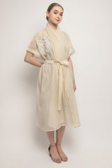 Khaula Outer Dress in Ivory