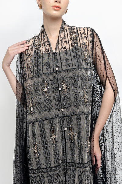 Zaina Dress in Full Black